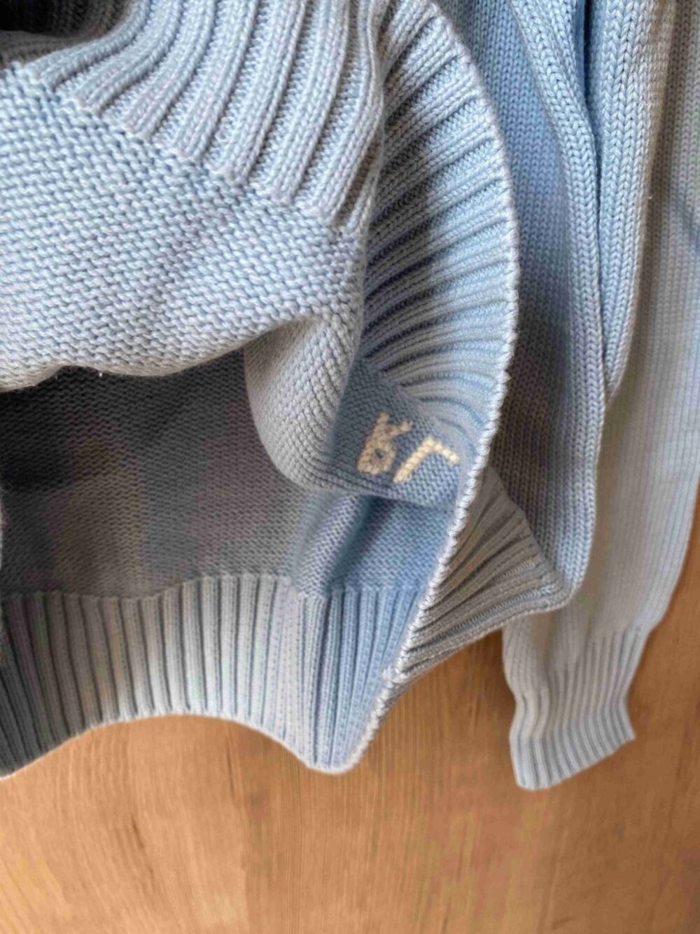 Polo Ralph Lauren Light Blue Preppy Polo Bear Intarsia Crewneck Knit Sweater - Picture 6 of 7